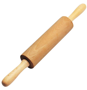 Usine directe de haute qualité bois d'acacia bâton à rouler bois croûte Baker rouleaux à pâtisserie conception unique au coût le plus bas - Product Image 4