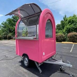 Hot Sale Mobile BBQ Food Truck with Porch <b>Container</b> for Fast Food & Ice Cream for Restaurant Industries New Condition - Product Image 1