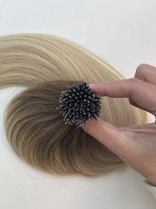 Extensiones de cabello Nano tip micro tip ombre color 100% Cabello virgen vietnamita suave y sedoso - Product Image 3