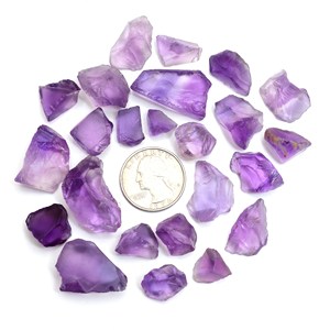 Améthyste naturelle de qualité supérieure Matière première Améthyste Fine Pierre précieuse brute pour bijoux Lot brut d'améthyste de qualité supérieure - Product Image 5