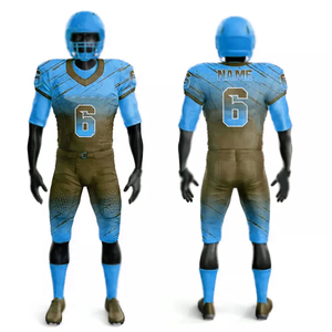 Maillot de football américain à design unique grande taille pour hommes, uniforme à la mode, hauts de football américain pour hommes - Product Image 1