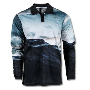 Jersey de pesca de manga larga para hombre al por mayor, camisa de secado rápido de alta calidad para adultos, estilo informal, impermeable, impresión Digital de invierno - Product Image 1