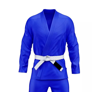 Traje de Karate de Artes Marciales Personalizado de Alta Calidad para Adultos, el Más Vendido, Servicio OEM, Color Sólido, Uniforme de Judo y Karate Sencillo y Liso - Product Image 5
