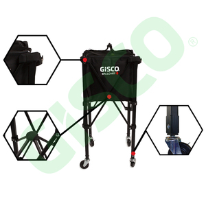 รถเข็นลูกเทนนิสแบบพกพาพร้อมล้อสําหรับเล่นเทนนิสสนามหญ้า - Product Image 2