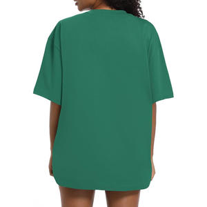 Camiseta de gran tamaño superventas para mujer Camiseta de manga corta 100% algodón para hombre Camiseta de gran tamaño - Product Image 4