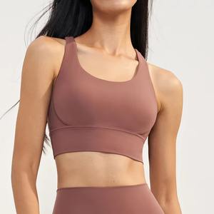 Top court d'été pour femmes en gros personnalisé, couleur unie, dos évidé, noué devant, décolleté, tee-shirt - Product Image 6