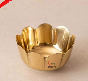 Cuenco de servicio decorativo de acero inoxidable con acabado dorado 2025 para restaurante y bar de hotel - Product Image 4