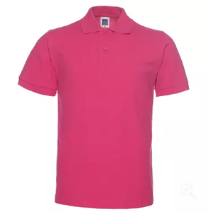 Polo informal para hombre con secado rápido y logotipo impreso personalizado 100% algodón patrón sólido manga corta Camiseta barata - Product Image 6