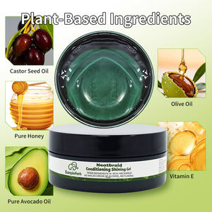 Organic Extra Hold Dreadlock Loc Styling Gel 16oz Smooth Control Leave-In Use for Frizzy <b>Hair</b> & Dry Textured <b>Hair</b> - Product Image 2