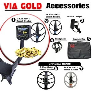 Detector de Metales Portátil de Mano Via Gold Deep Treasure - Product Image 2