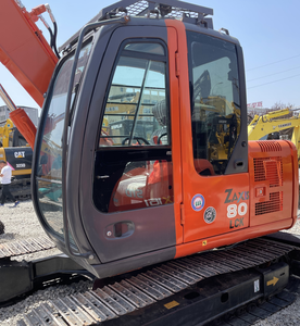 Mini-excavatrice sur chenilles Hitachi d'occasion de 8 tonnes avec moteur, boîte de vitesses et pompe - Product Image 2