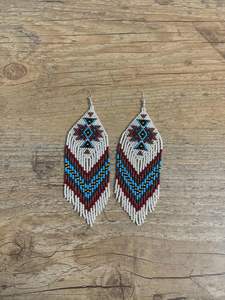 Nouvelle arrivée bohème gland rocaille perle boucles d'oreilles Design de mode à la main femmes verre perlé bijoux tressé cadeaux par HF artisanat - Product Image 4