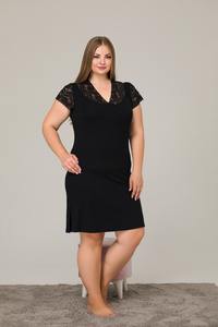 Vestido Túnica para Mujer Talla Grande, Sin Mangas, Mezcla de Algodón, Cómodo, Informal, para Uso Diario, Talla Grande - Product Image 6