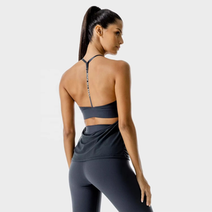 OEM logotipo personalizado secado rápido Fitness entrenamiento deportes correr camisetas sin mangas mujeres camisetas sin mangas verano niñas gimnasio camiseta sin mangas - Product Image 6