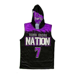 7on7 Drapeau Football Uniformes Jersey pour les Jeunes Entièrement Sublimé Compression À Capuche Sans Manches 7v7 Jersey - Product Image 5