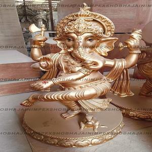 พระพิฆเนศไฟเบอร์แบบตั้งสำหรับตกแต่งงานแต่งงาน - Product Image 1