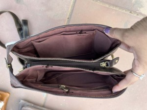 Cheveux de fourrure de peau de vache sur le sac à main en cuir de peau de vache multi-usages sac à bandoulière en cuir de fourrure véritable sac à bandoulière en cuir de chaîne - Product Image 6