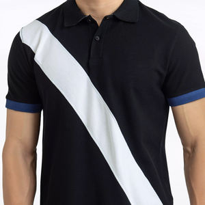 Polos transpirables de color sólido con logotipo personalizado de nuevo diseño de Venta caliente para ropa informal de hombre - Product Image 3