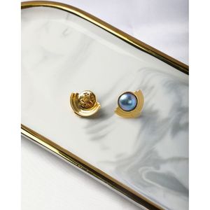 <b>Blue</b> Blister Pearl <b>Earrings</b> - Product Image 3