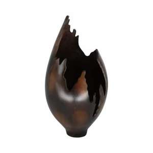 Artesanías Jarrón moderno Hogar Hoteles Oficina Decoración interior Artesanía de metal Florero de lujo Mesa Maceta negra americana - Product Image 5