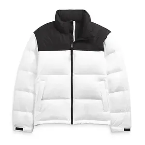 Men's Puffer Waterproof Jacket Quilted Designer Winter Bubble Padded Coat Down Black Nylon Outdoor Custom Puffer Jacket Men