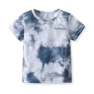 เสื้อยืดเด็กสวมใส่สบายทรงหลวม 100% ผ้าฝ้าย พิมพ์ลายตามสั่ง ขนาดตามต้องการ ผลิตเสื้อยืดเด็ก บริการ OEM - Product Image 1