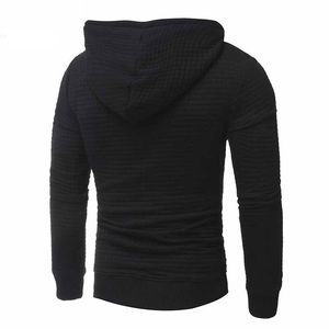 Sudadera con capucha para hombre de alta calidad 100% algodón Top cómodo para invierno en blanco y negro Hecho en Pakistán - Product Image 6