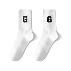 Algodón de alta calidad/fibra de bambú logotipo personalizado Impresión digital sólido Atlético Crew calcetines para hombres y mujeres - Product Image 5