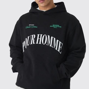 Servicio OEM 2024 invierno personalizado de gran tamaño de algodón pesado de los hombres Premium chándal de alta calidad conjunto básico de talla grande oferta al por mayor - Product Image 1