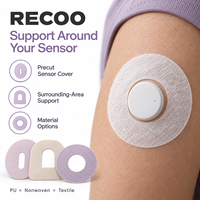 RECOO Patch de surveillance continue du glucose, étanche, respirant, couverture adhésive pour capteur, taille et forme personnalisées, fabricant OEM