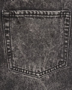 กางเกงขาสั้นผ้ายีนส์เอวสูงสำหรับผู้ชายกางเกงขาสั้นล้างด้วยกรดทำจากหินสไตล์วินเทจ - Product Image 5