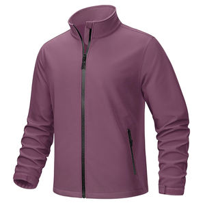 Veste softshell pour homme doublée de polaire épaisse, à capuche, imperméable, coupe-vent pour la randonnée hivernale, personnalisable OEM, réversible, écologique - Product Image 5