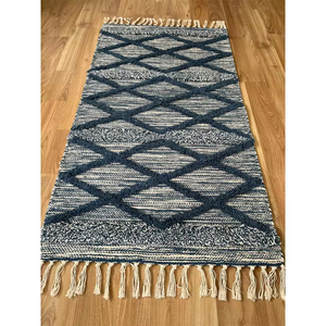 Super Quality Modern Anti-Slip Cotton <b>Rug</b> for Living Room Handwoven and Customizable in Size and Color Washable for Home Use - Product Image 1
