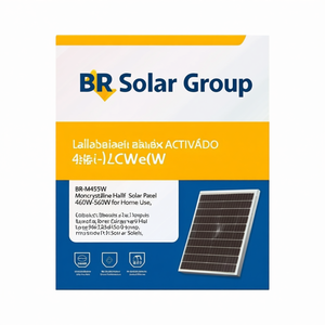 แผงโซลาร์เซลล์แบบโมโนคริสตัลไลน์ครึ่งเซลล์ BR Solar Group รุ่น BR-M455W กำลังไฟ 460W-560W สำหรับใช้ในบ้าน - Product Image 2