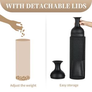 Vases élégants en dentelle noire pour les coins de la chambre, le couloir, l'accent décoratif et le style fonctionnel en provenance d'Inde - Product Image 3