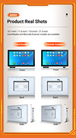 Terminal HMI tout-en-un industriel MES pour le contrôle des stocks d'entrepôt, écran tactile capacitif 10 points de 15,6 pouces, Android 13, WiFi, PoE
