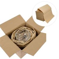 Papier kraft biodégradable en accordéon, simple face, pour le remplissage et l'amortissement
