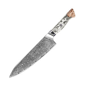 Wholesale Customized OEM ODM Cutlery Factory Chef <b>Knife</b> Professional Colorful Resin and Wood Handle <b>Knife</b> Damascus Steel <b>Kitchen</b> - Product Image 4