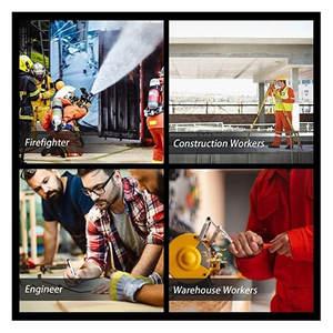 Haute qualité hommes vêtements de travail sécurité haute visibilité veste réfléchissante vêtements d'hiver en gros sécurité travail Construction veste extérieure - Product Image 6