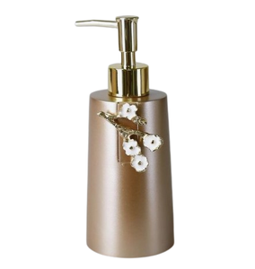 เครื่องจ่ายสบู่เหลวแบบตั้งโต๊ะสีทองดีไซน์ทันสมัยขวดปั๊มมือแคดดี้ใช้ในห้องน้ำ - Product Image 3