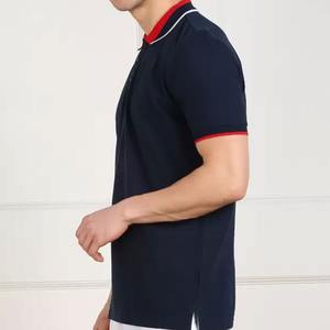 เสื้อโปโลลำลองผู้ชายผ้าฝ้าย100% ไซส์ใหญ่พิเศษ, เสื้อคอตตอนสำหรับฤดูร้อน - Product Image 5