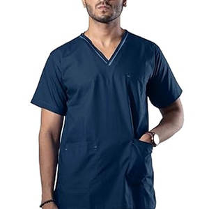 Ensemble de gommages médicaux unisexes personnalisés, vêtements de travail confortables en tissu doux et respirant, uniforme pour la clinique hospitalière et le personnel de santé - Product Image 6