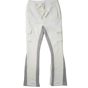 Wholesale Men's Winter Casual Sweatpants-Eco-Friendly 100% Cotton Canvas Fleece Thickness <b>Elastic</b> Waist <b>Lace</b>-Up Closure Printed - Product Image 1