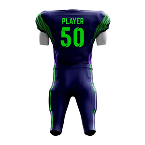 Uniformes de Fútbol Americano Personalizados al por Mayor, Sublimados, de Alta Calidad y Durabilidad, 100% Poliéster y Elastano, Transpirables - Product Image 6