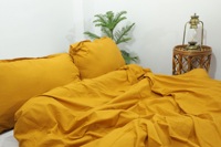Parure de lit de luxe en coton 100% de haute qualité, couleur unie, 400TC, style européen-américain, pour hiver, hôpital, maison, hôtel