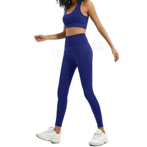 Meilleures ventes Ensemble de yoga de haute qualité de grande taille pour femmes avec motif solide en gros pour adultes - Product Image 4