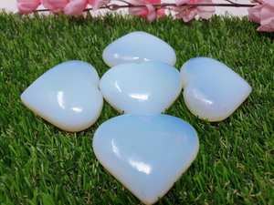 Corazones de cristal al por mayor-Corazón de piedras preciosas de opalita-Corazones curativos de opalita a granel-Cristales de meditación Curación a granel - Product Image 6