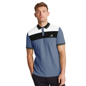 Vente en gros OEM Nouveau style de polo de golf de haute qualité polos respirants en coton et en polyester pour hommes pour le sport - Product Image 1