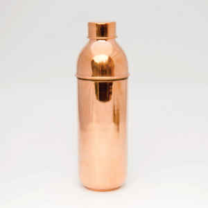 Botella de agua de cobre personalizada hecha a mano botella de agua de cobre martillada amigable para viajes botella de cobre de beneficio de salud Ayurveda - Product Image 2