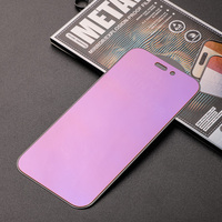 Heybingo Protecteur d'écran miroir en verre trempé à couverture complète pour iPhone